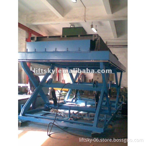 Single scissor lift table